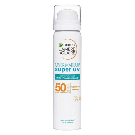 Super UV Over Makeup Mist with Hyaluronic Acid SPF50 - Garnier