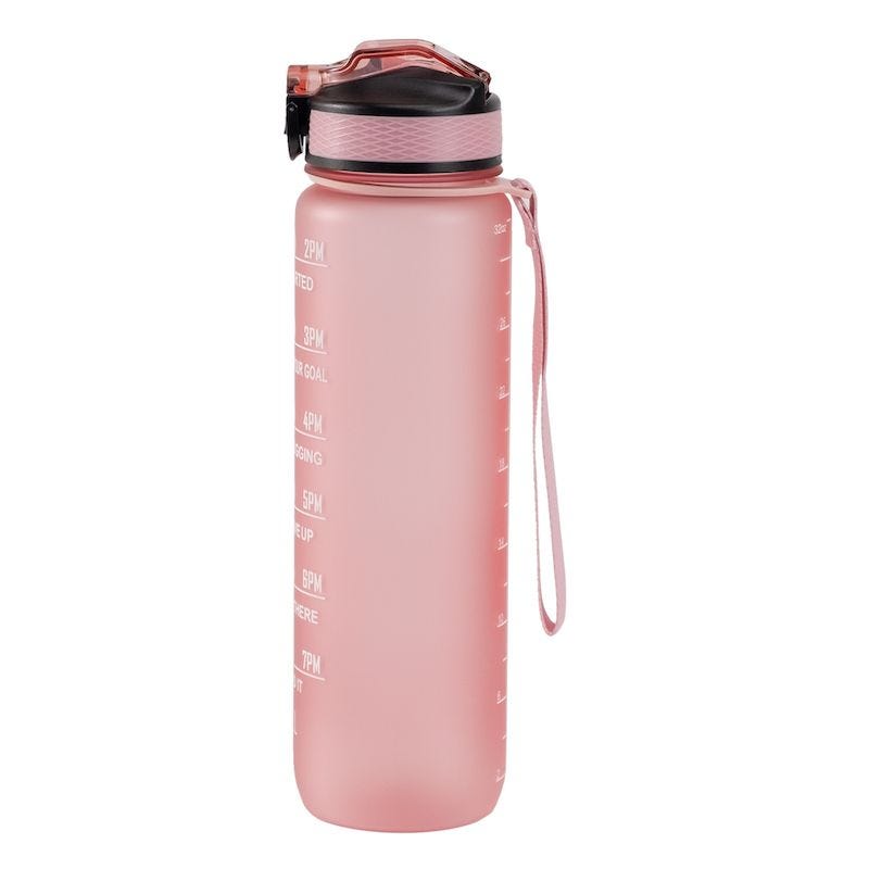 Hollywood Motivational Bottle 1000ml - Light Pink
