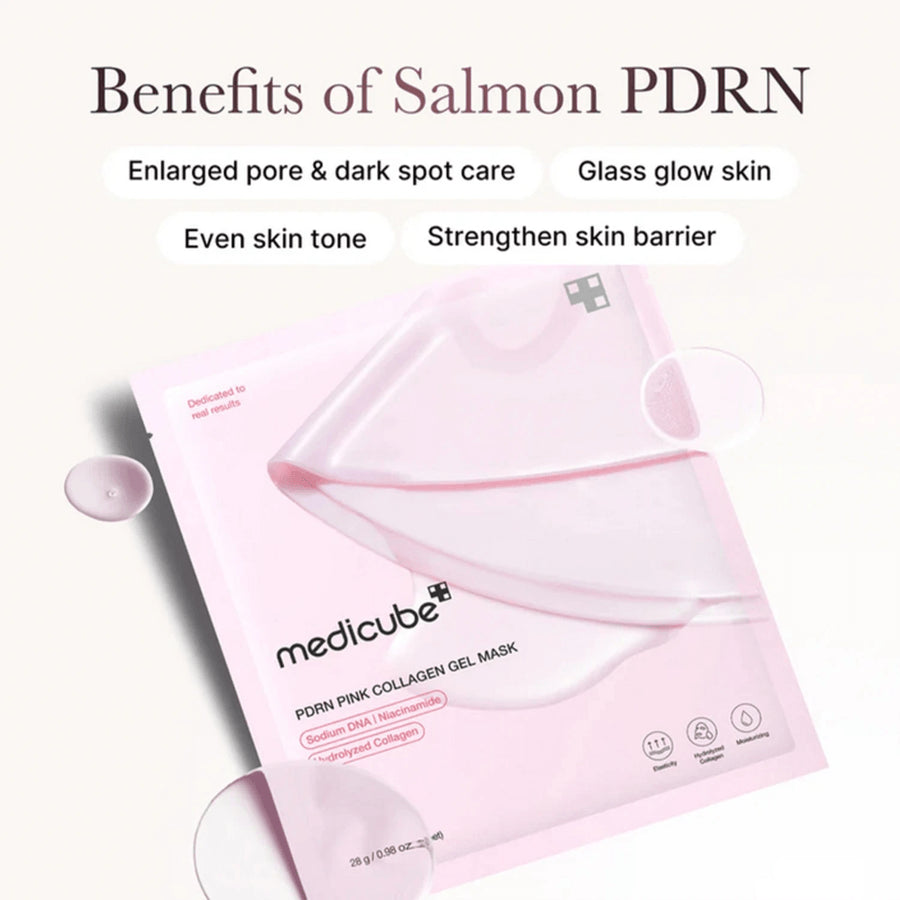 Pink Collagen Gel Mask Set 4 pc