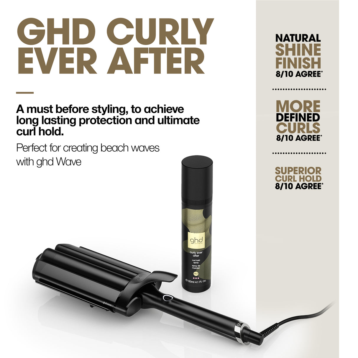 ghd Curly Ever After Curl Hold Spray 120ml