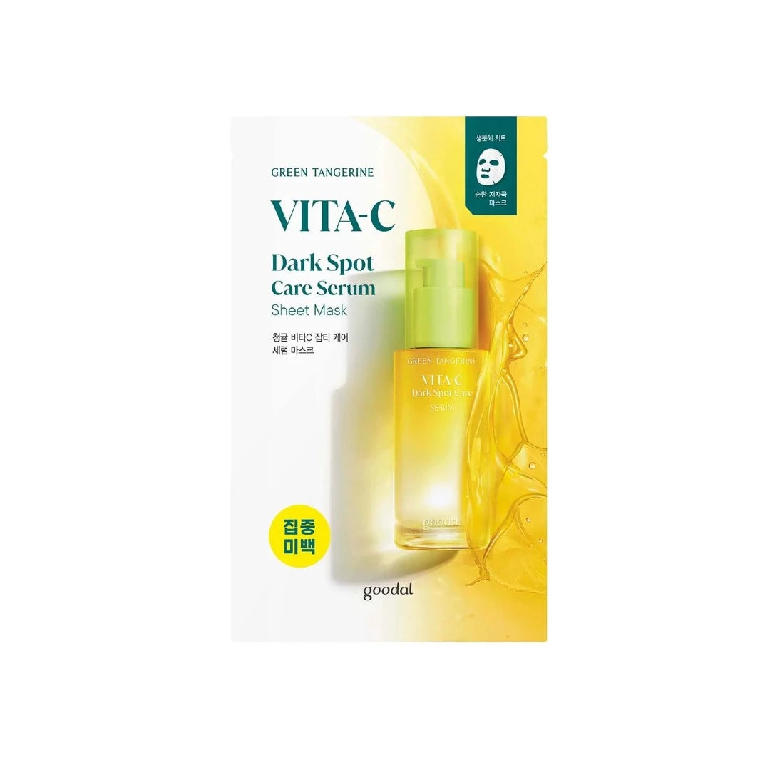 Green Tangerine Vita C Dark Spot Care Serum Sheet Mask