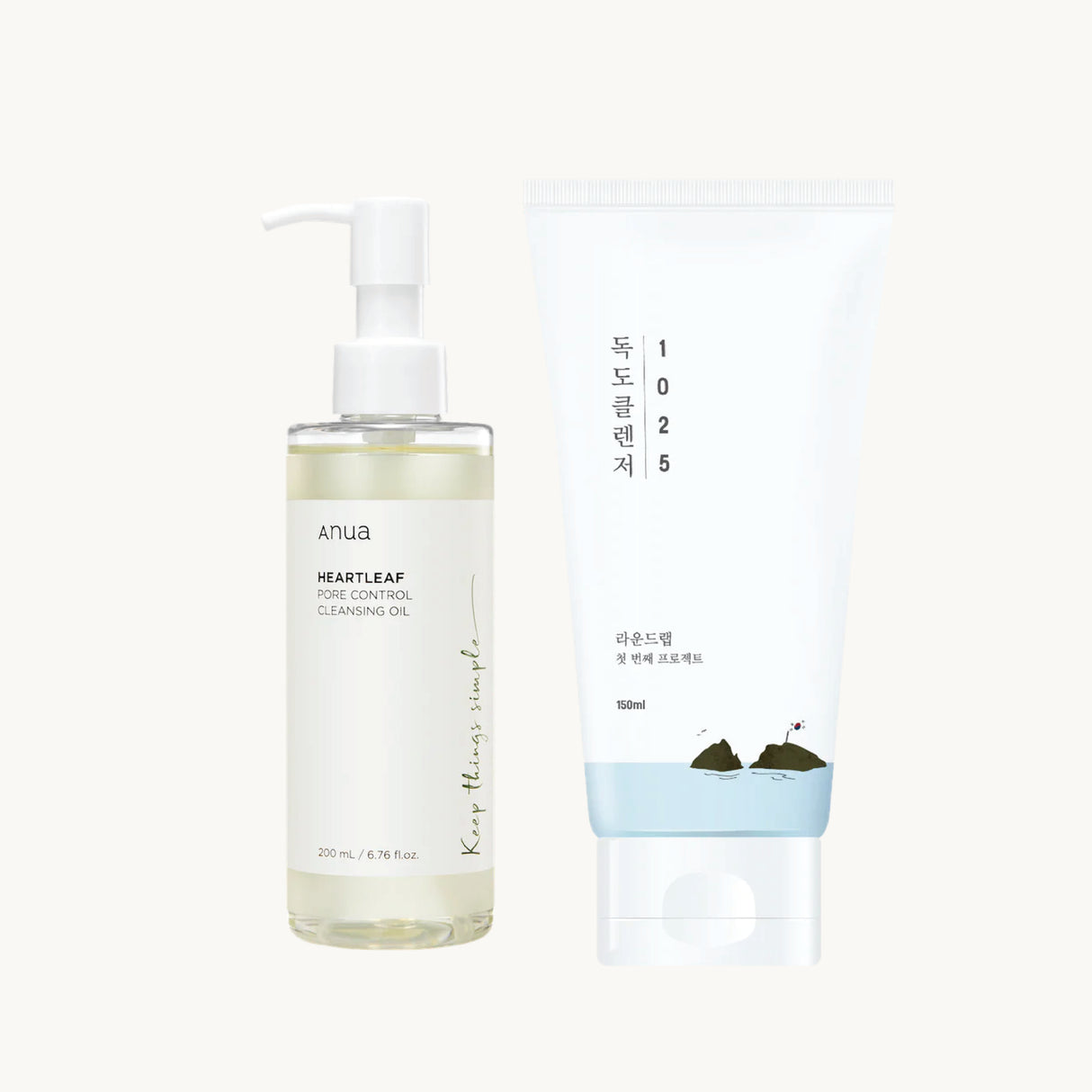 Pakkepris Heartleaf Pore Control Cleansing Oil + 1025 Dokdo Cleanser