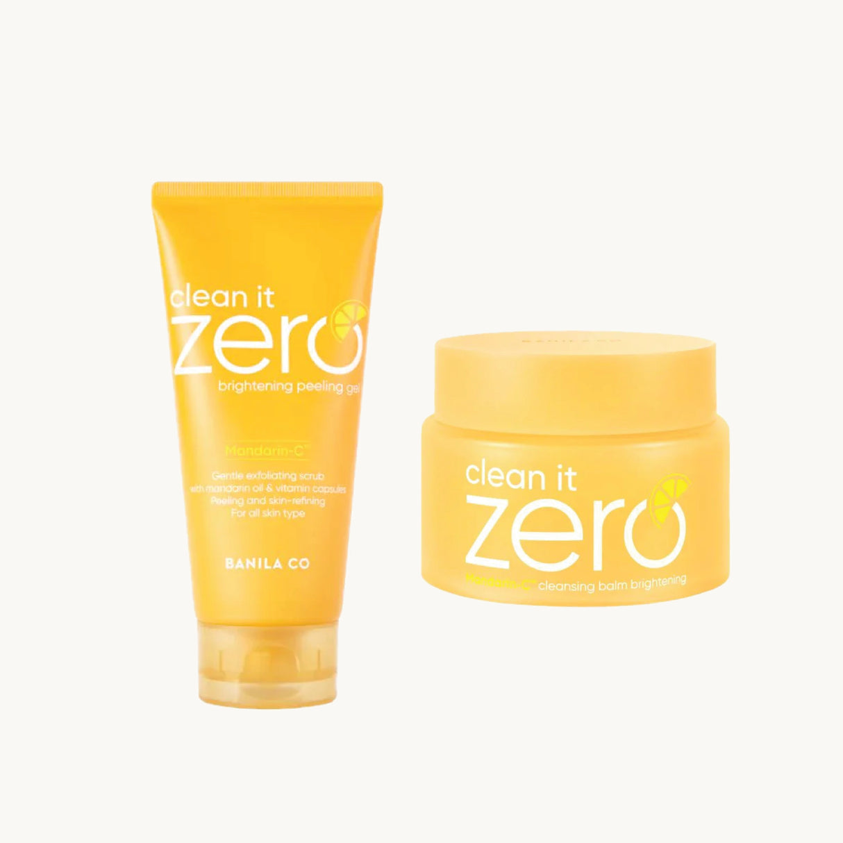 Pakkepris Banila Co Brightening Peeling Gel + Cleansing Balm Brightening