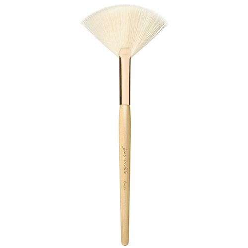 Blush Brush White Fan