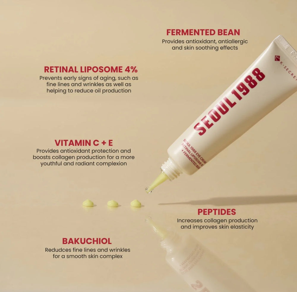 SEOUL 1988 Eye Cream Retinal Liposome 4% + Fermented Bean 30 ml