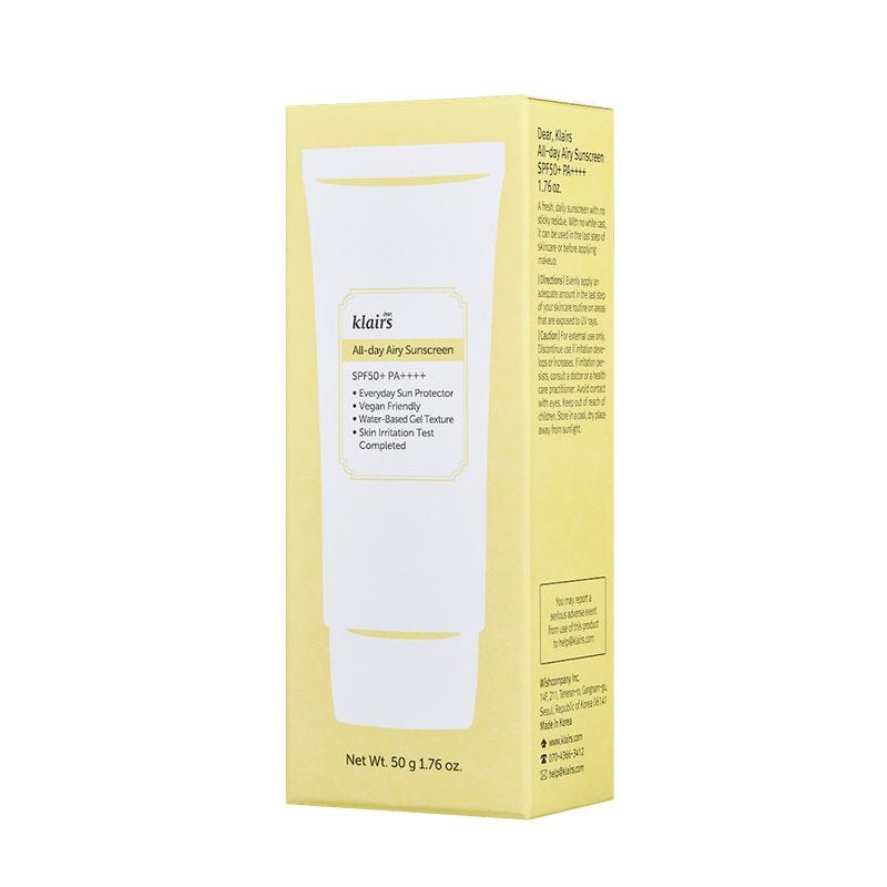 All-Day Airy Sunscreen SPF50+ PA++++ - 50ml