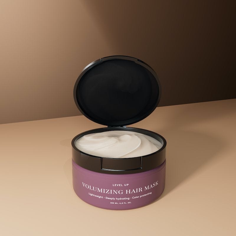 Level Up - Volumizing Hair Mask fra Löwengrip