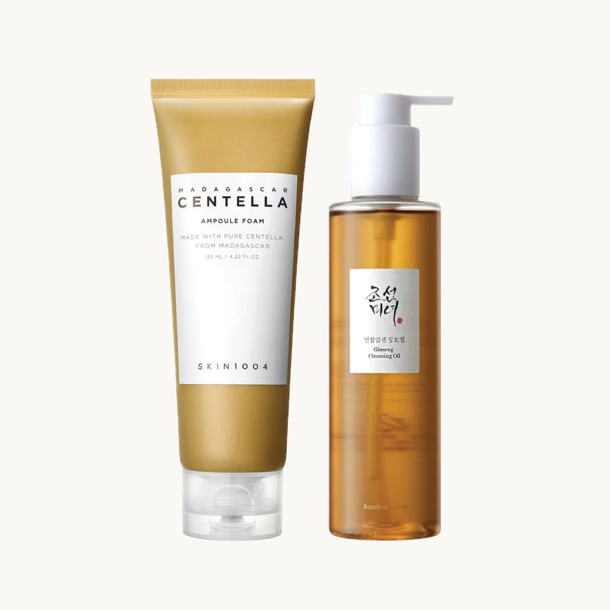 Pakkepris Ginseng Cleansing Oil + Madagascar Centella Ampoule Foam