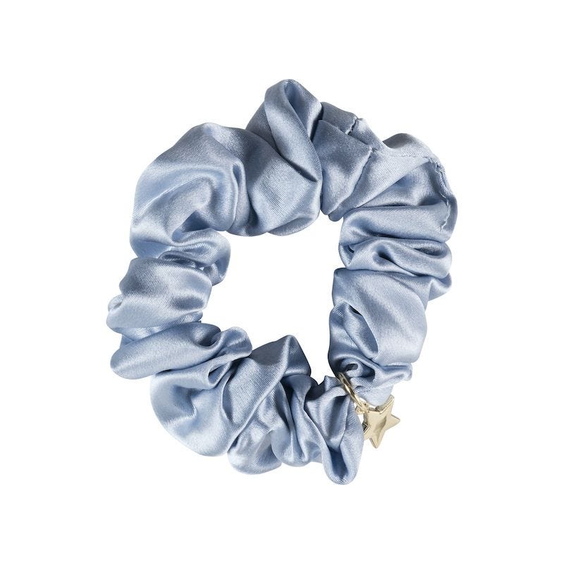 Silk Scrunchie - Cool Blue