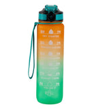 Hollywood Motivational Bottle 1000ml - Orange and Green