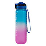 Hollywood Motivational Bottle 1000ml - Pink and Blue