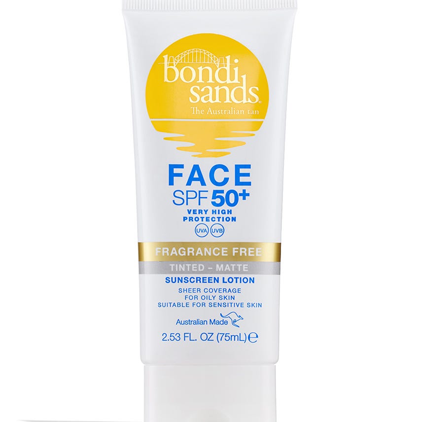 SPF 50+ Fragrance Free Matte Tinted Face Lotion 75ml