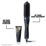 ghd Duet Blow Dry - 2-in-1 Hair Dryer Brush Black