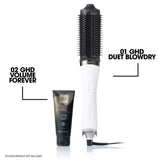 ghd Duet Blow Dry - 2-in-1 Hair Dryer Brush White