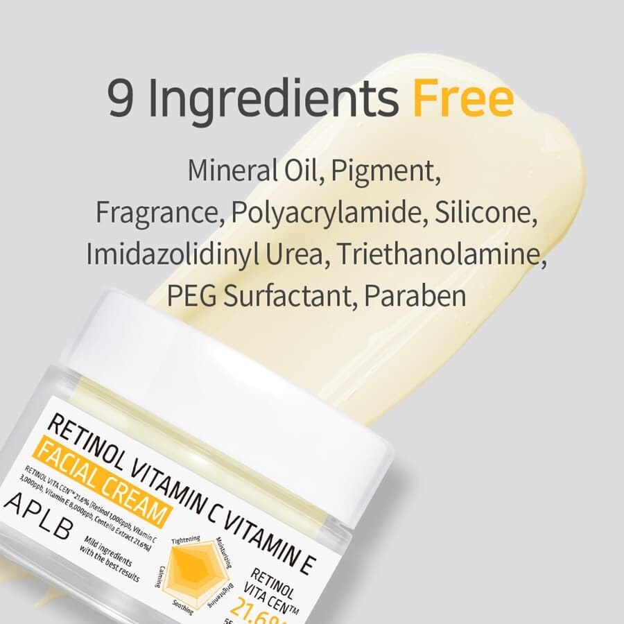 Retinol Vitamin C Vitamin E Facial Cream 55 ml