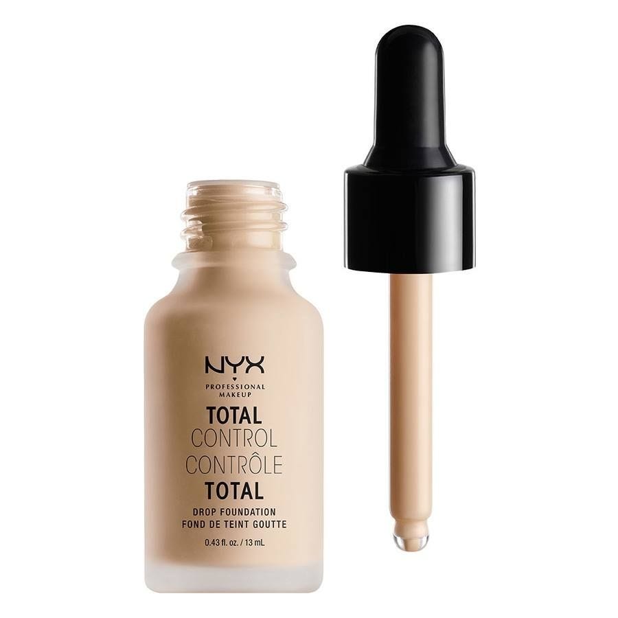 Heldekkende foundation fra NYX Professional Makeup - Total Control Drop Foundation 13ml