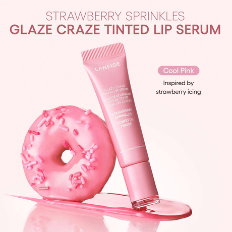 Glaze Craze Tinted Lip Serum Strawberry Sprinkles