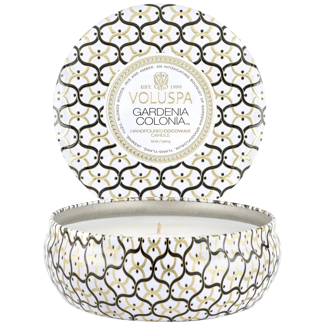 Gardenia Colonia Maison 3-Wick Tin Candle