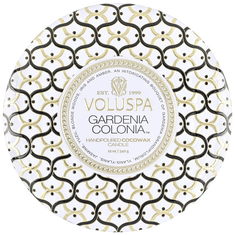 Gardenia Colonia Maison 3-Wick Tin Candle