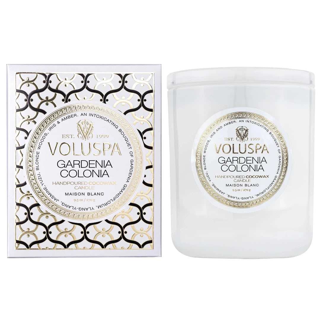 Gardenia Colonia Maison Classic Boxed Candle