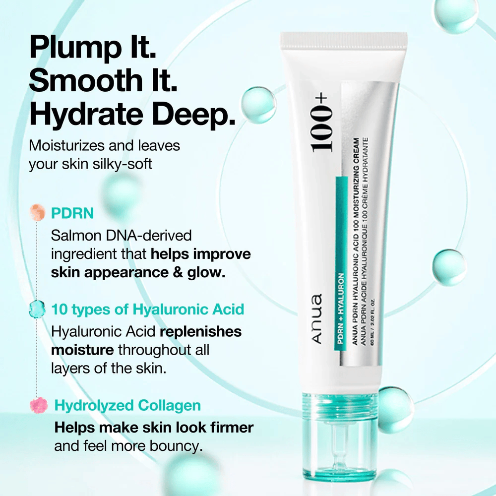 PDRN Hyaluronic Acid 100 Moisturizing Cream 60 ml