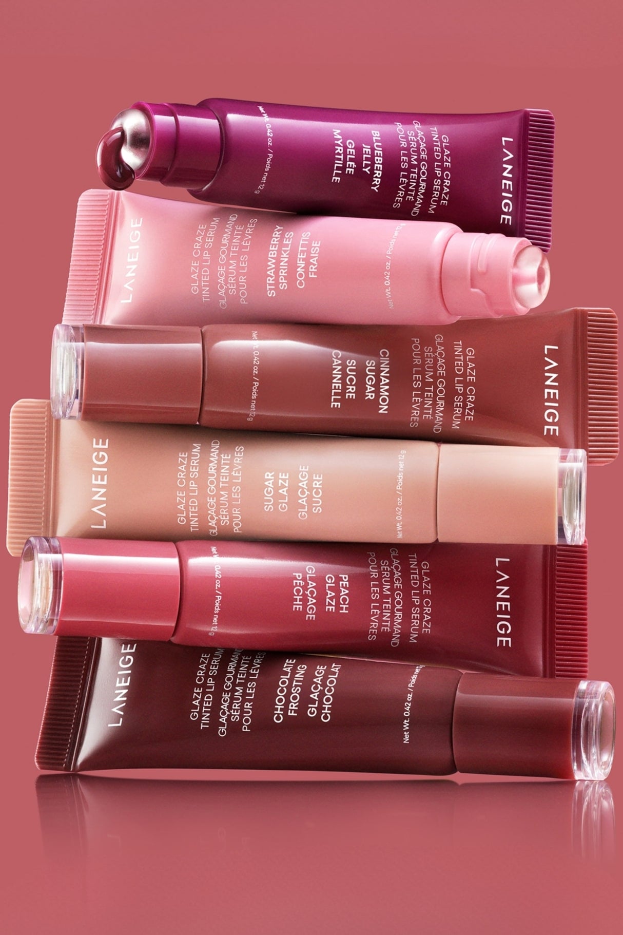 Glaze Craze Tinted Lip Serum Strawberry Sprinkles