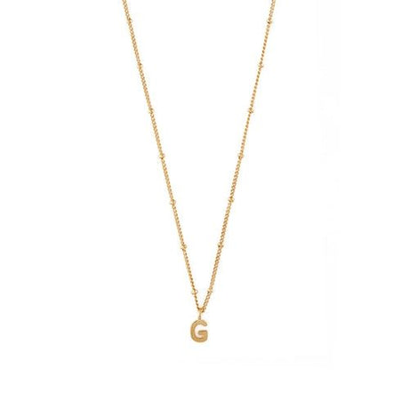 Initial G Satellite Chain Necklace