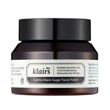 Fuktighetsgivende peeling / ansiktsskrubb fra Klairs - Gentle Black Sugar Facial Polish 110g